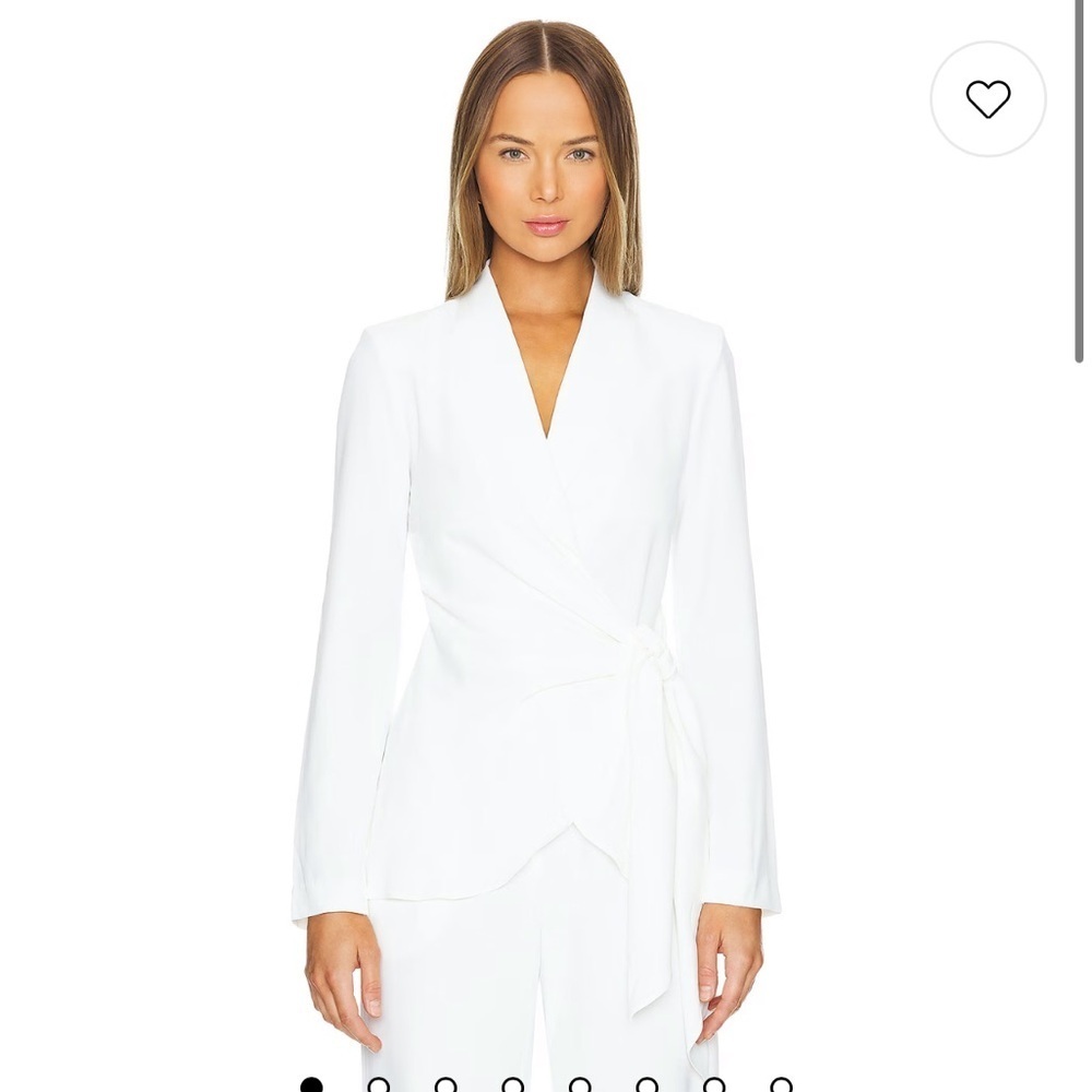 Amanda Uprichard Vera Blazer in Ivory